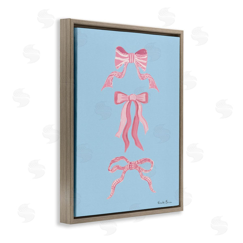 Farida Zaman | Pretty Bows on Blue