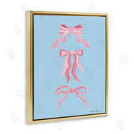 Farida Zaman | Pretty Bows on Blue