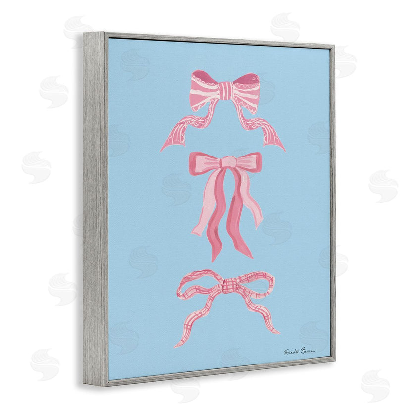 Farida Zaman | Pretty Bows on Blue