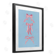 Farida Zaman | Pretty Bows on Blue