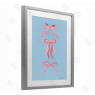 Farida Zaman | Pretty Bows on Blue