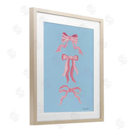 Farida Zaman | Pretty Bows on Blue