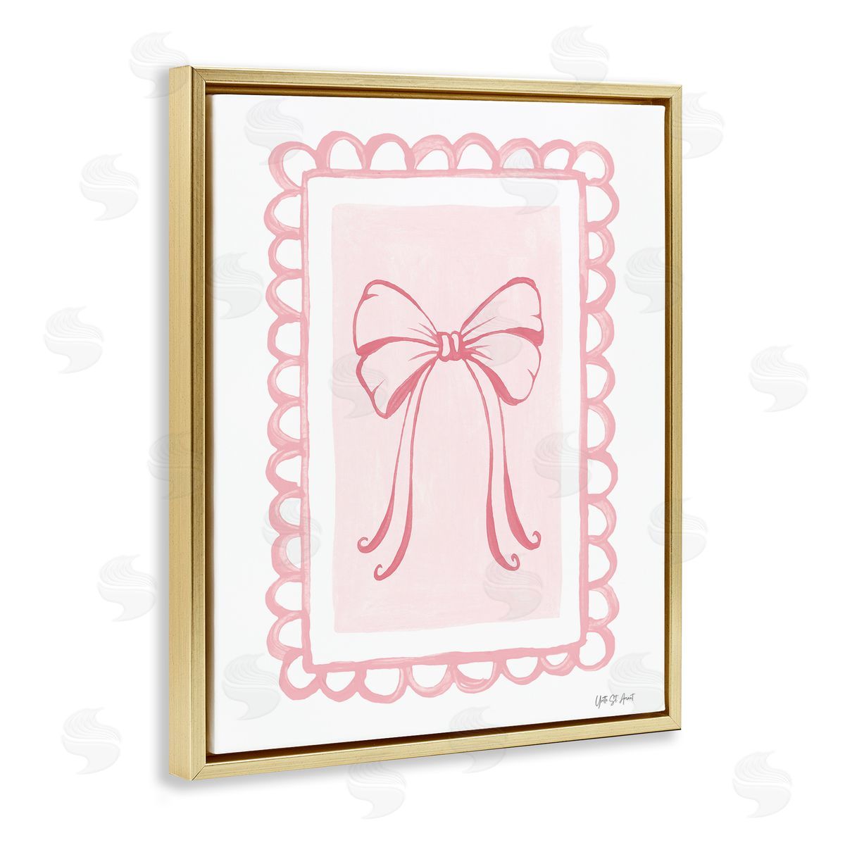 Yvette St. Amant Coquette Keepsake Ribbon Canvas Wall Art Print