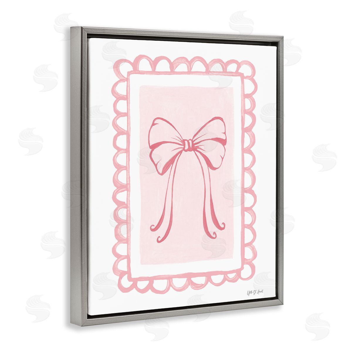 Yvette St. Amant Coquette Keepsake Ribbon Canvas Wall Art Print