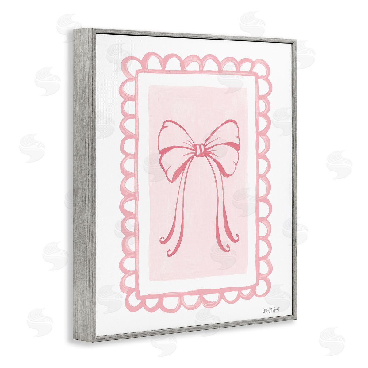 Yvette St. Amant Coquette Keepsake Ribbon Canvas Wall Art Print