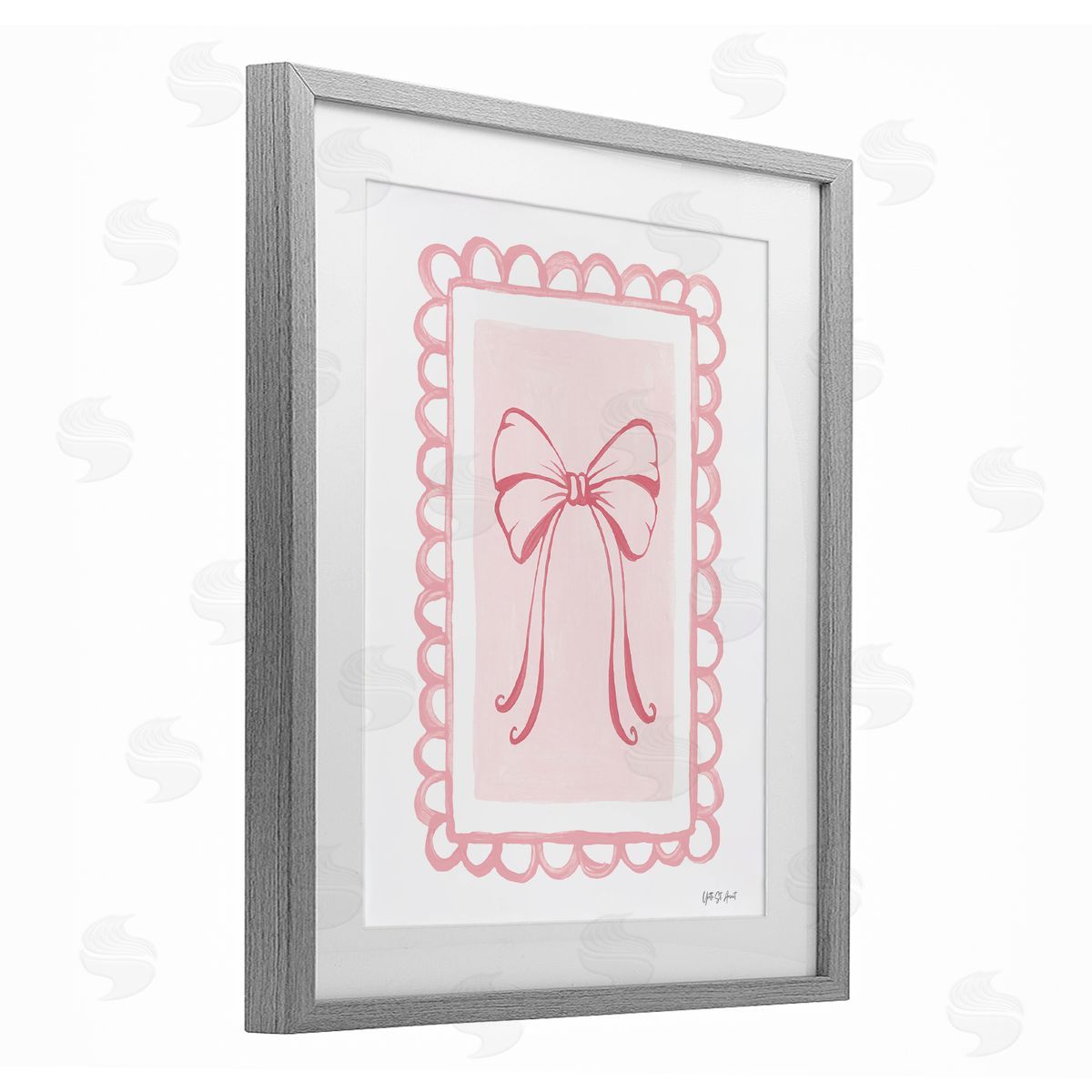 Yvette St. Amant Coquette Keepsake Ribbon Canvas Wall Art Print