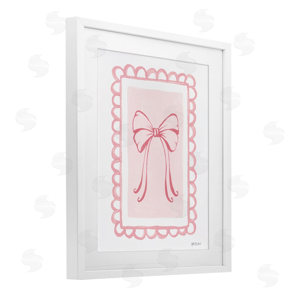 Yvette St. Amant Coquette Keepsake Ribbon Canvas Wall Art Print