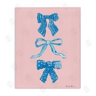 Farida Zaman | Pretty Bows Blue & Pink