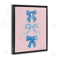 Farida Zaman | Pretty Bows Blue & Pink