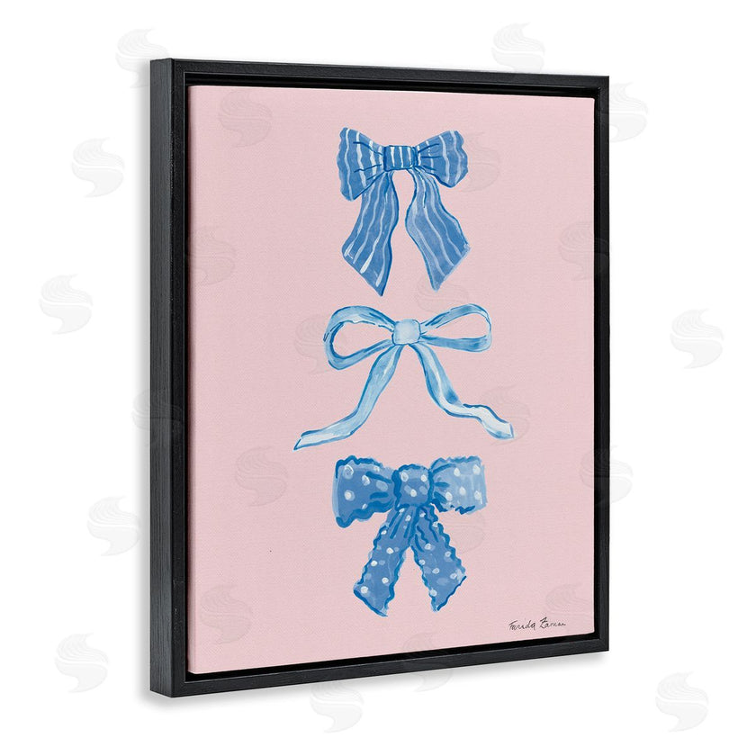 Farida Zaman | Pretty Bows Blue & Pink