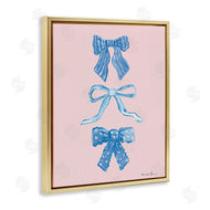 Farida Zaman | Pretty Bows Blue & Pink