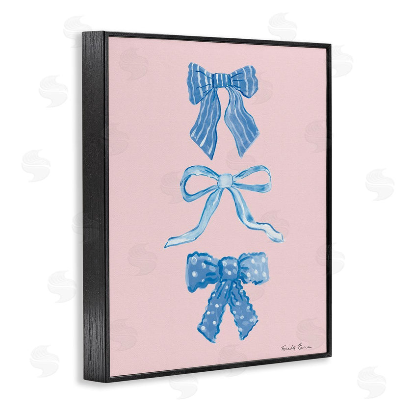 Farida Zaman | Pretty Bows Blue & Pink