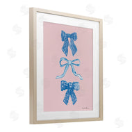 Farida Zaman | Pretty Bows Blue & Pink