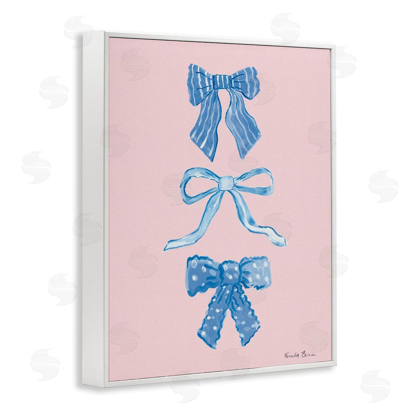 Farida Zaman | Pretty Bows Blue & Pink