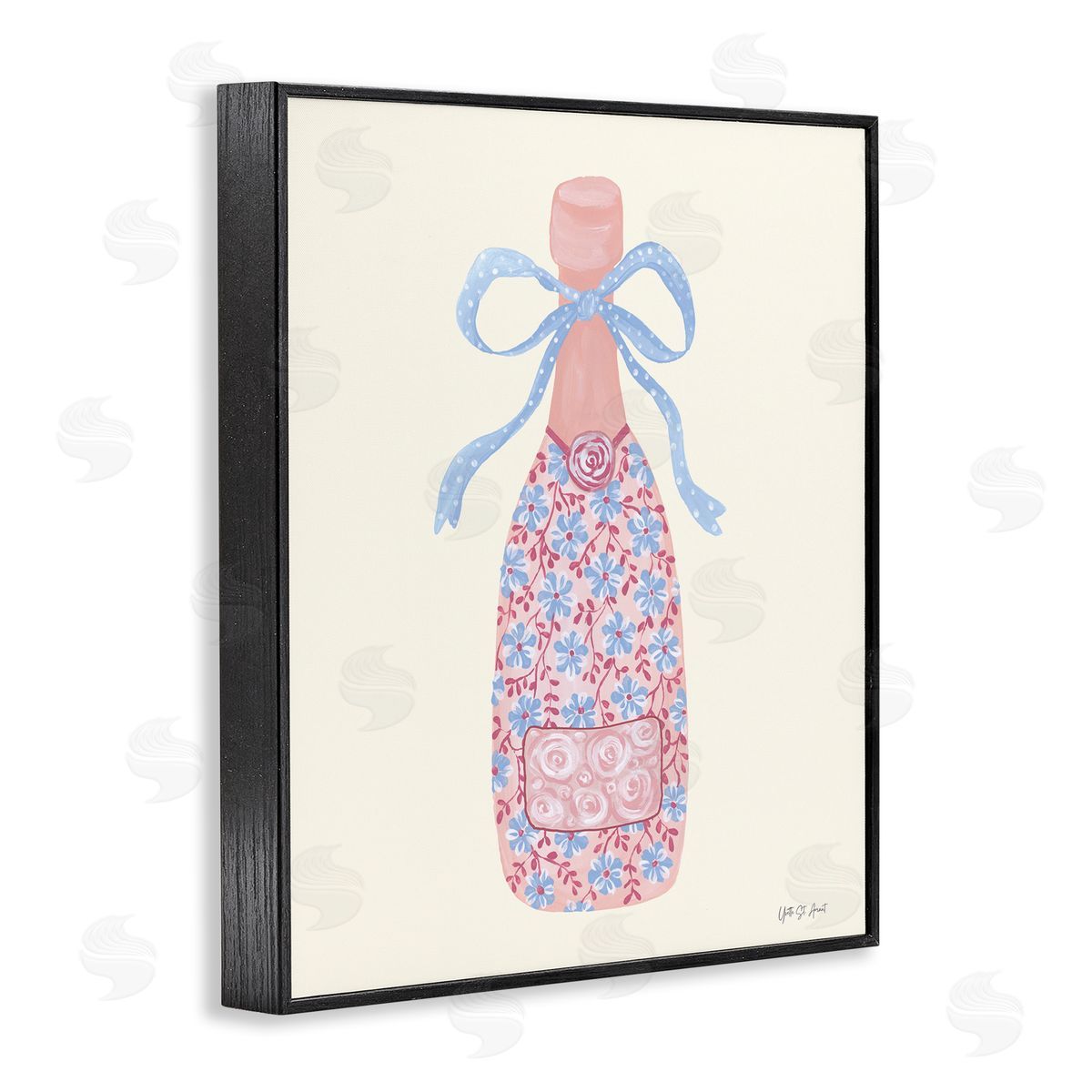 Yvette St. Amant Pastel Coquette Champagne Canvas Wall Art Print