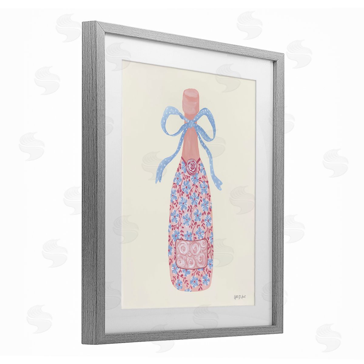 Yvette St. Amant Pastel Coquette Champagne Canvas Wall Art Print