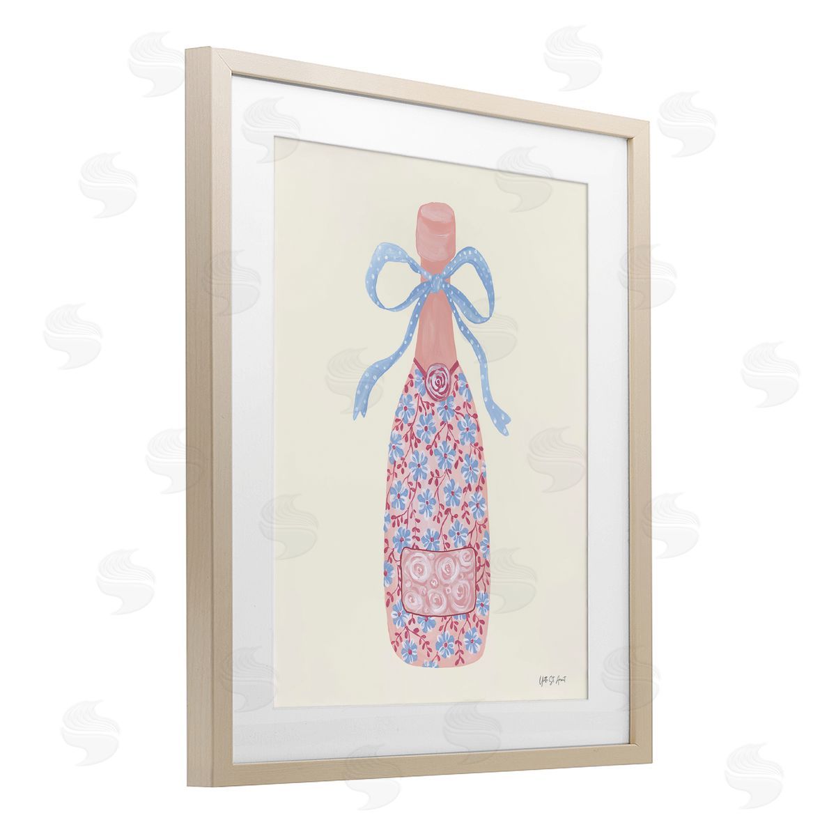 Yvette St. Amant Pastel Coquette Champagne Canvas Wall Art Print
