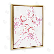 Jenaya Jackson | Cocktail Party Cheers Doodles