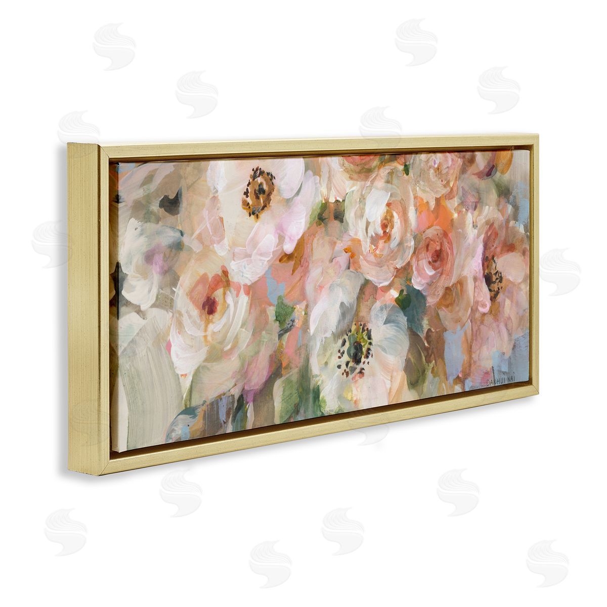 Danhui Nai Blushing Flower Bouquet Canvas Wall Art Print