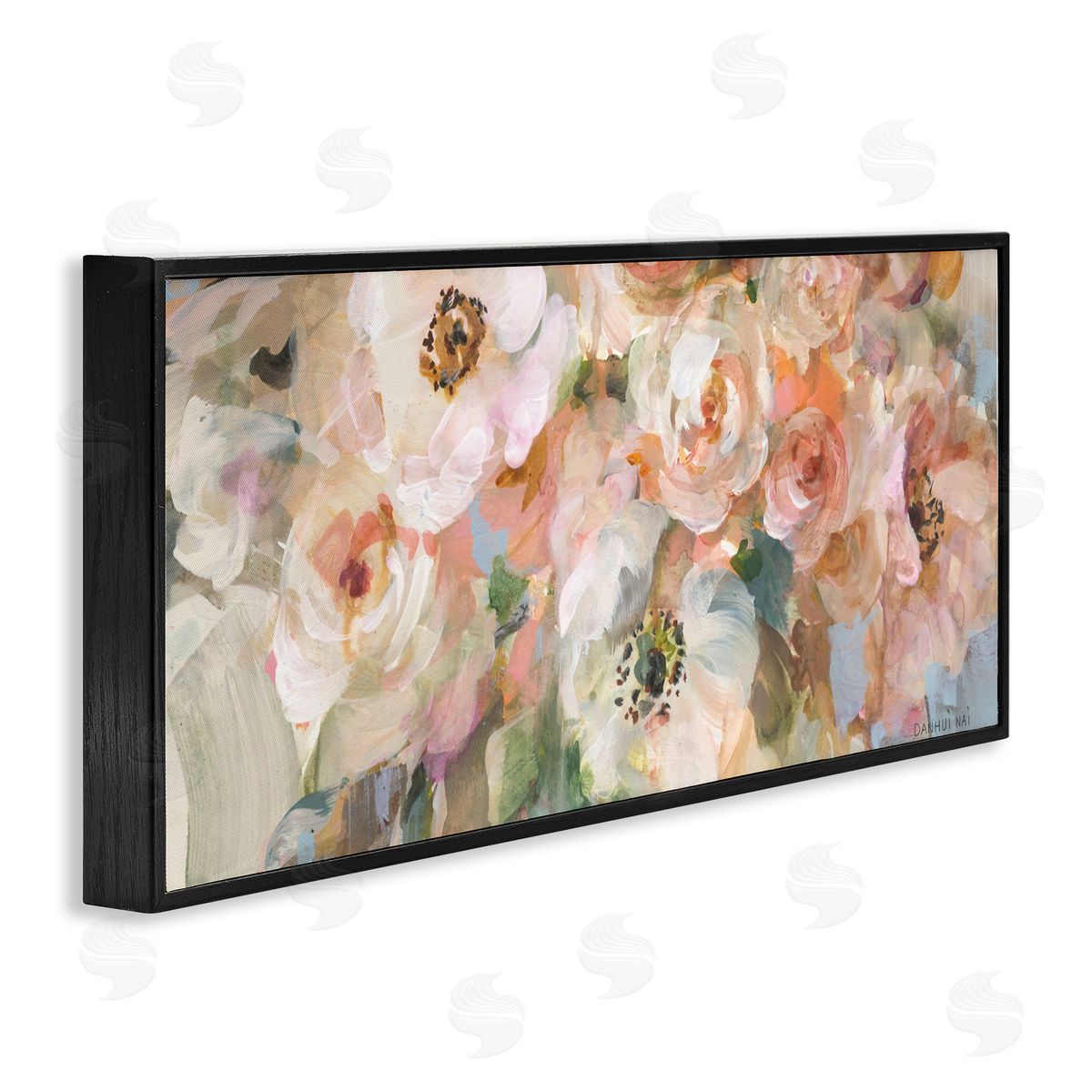 Danhui Nai Blushing Flower Bouquet Canvas Wall Art Print
