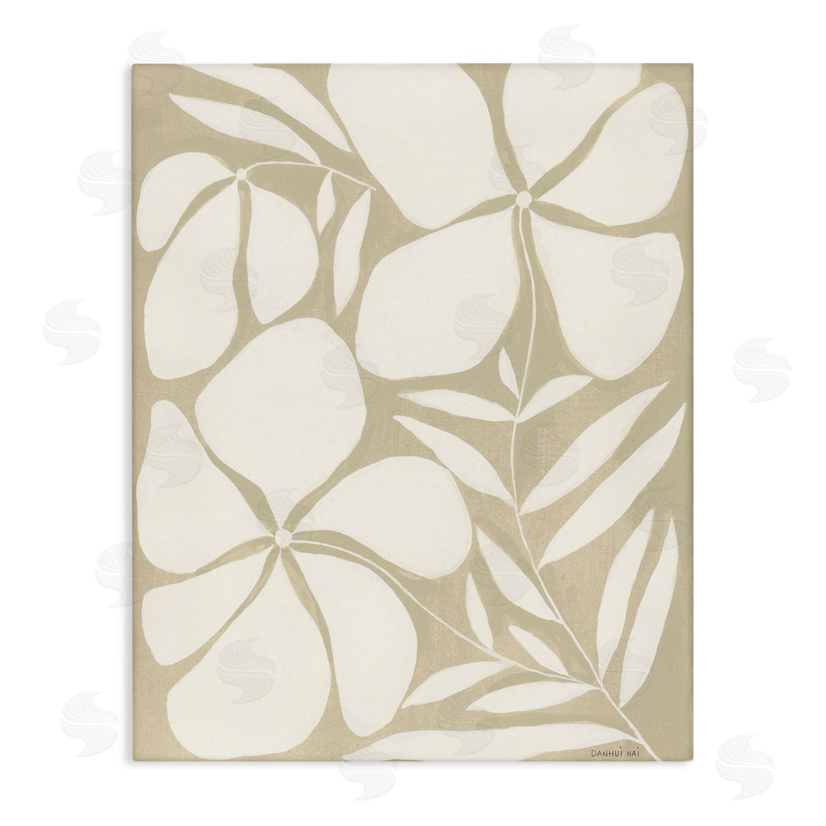 Danhui Nai Real Simple Flowers Canvas Wall Art Print