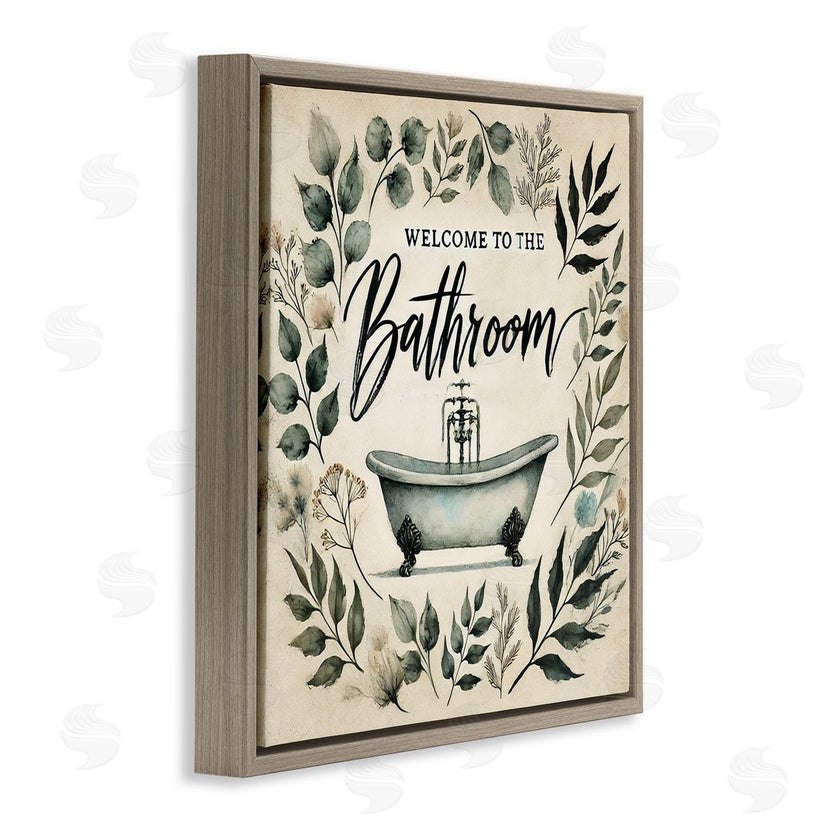 Erin Clark | Vintage Bathroom Welcome