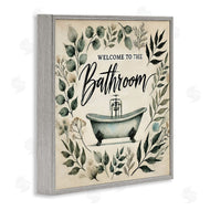 Erin Clark | Vintage Bathroom Welcome