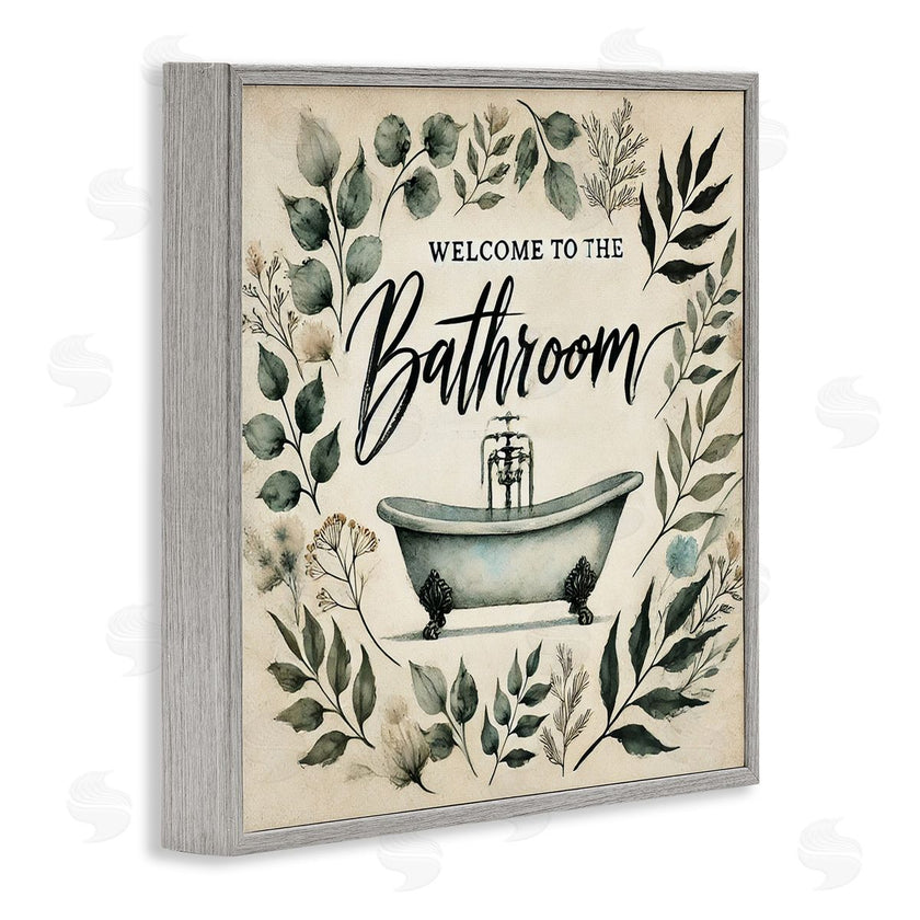 Erin Clark | Vintage Bathroom Welcome