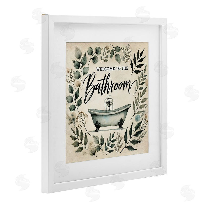 Erin Clark | Vintage Bathroom Welcome