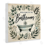 Erin Clark | Vintage Bathroom Welcome