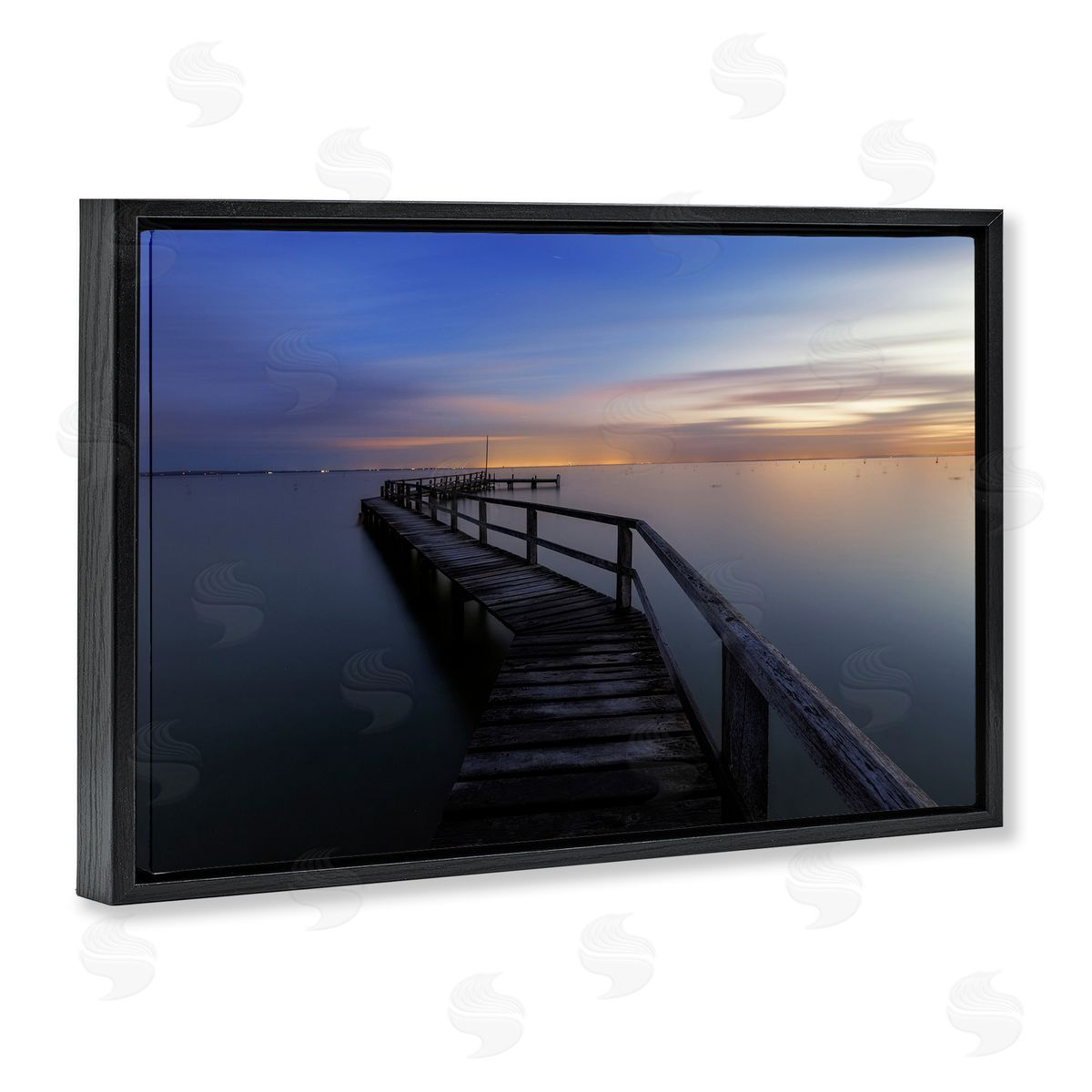 Lincoln Harrison Shelley Beach Pier Canvas Wall Art Print