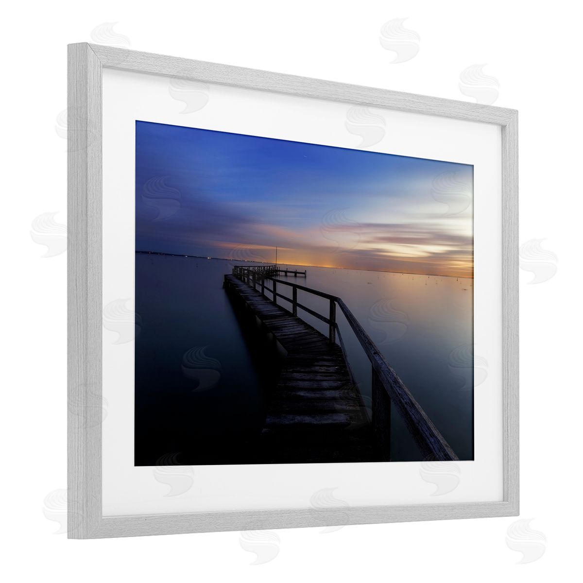 Lincoln Harrison Shelley Beach Pier Canvas Wall Art Print