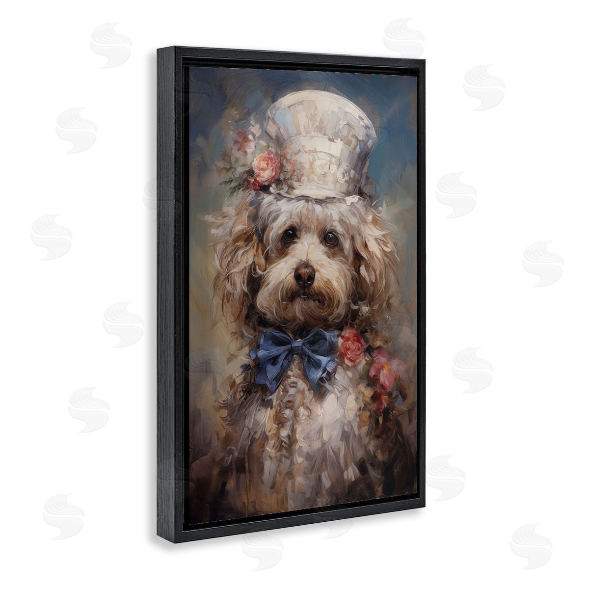 Wumples Victorian Era Labradoodle Canvas Wall Art Print