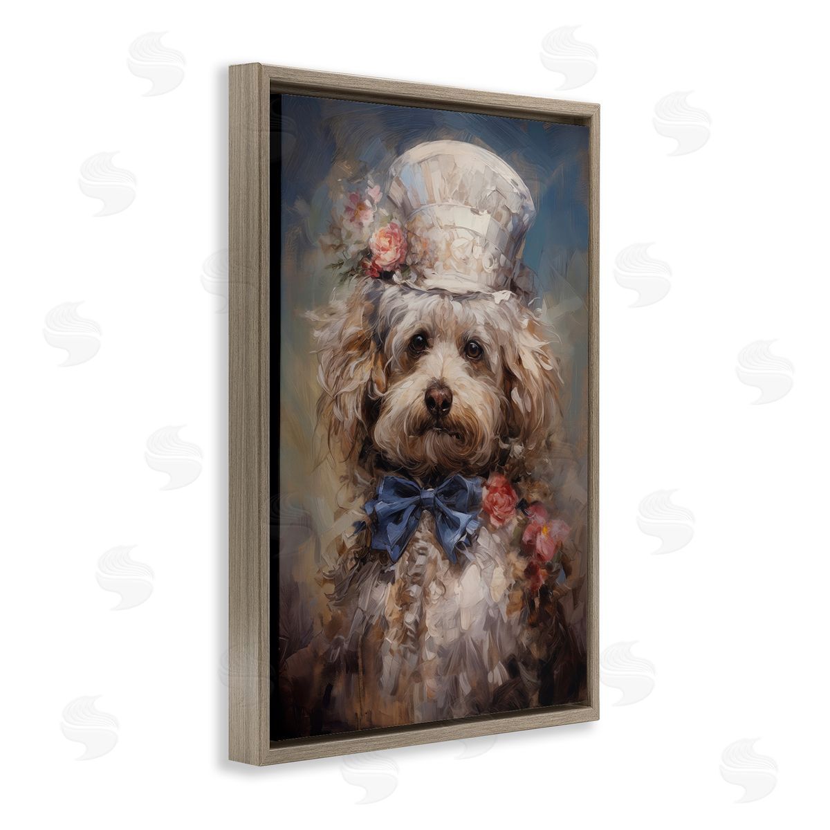 Wumples Victorian Era Labradoodle Canvas Wall Art Print