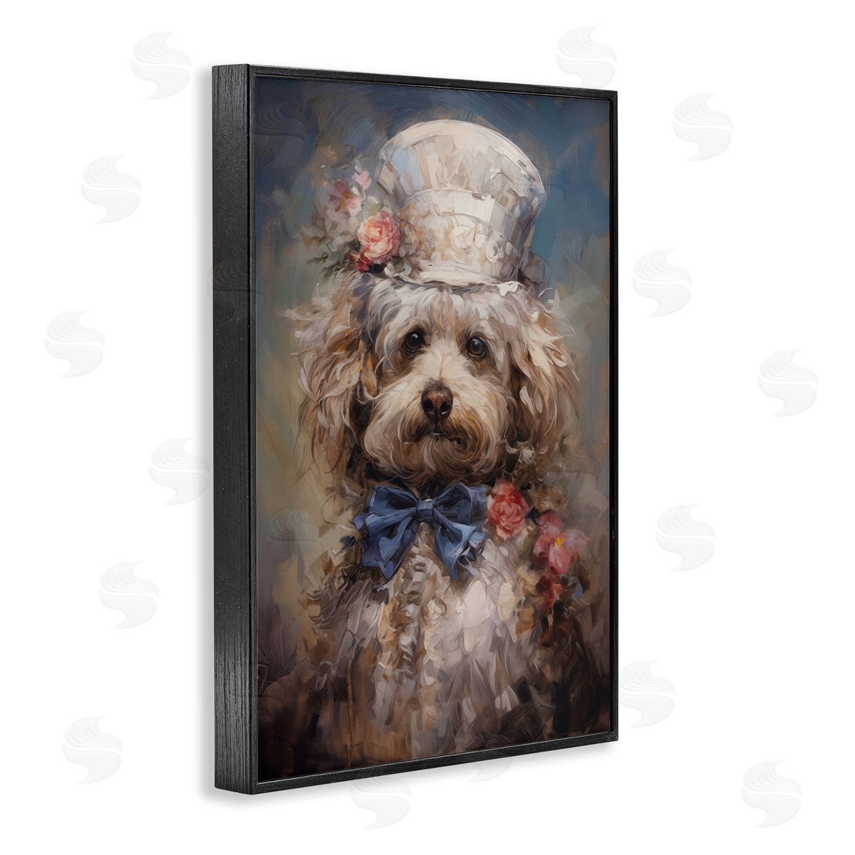 Wumples Victorian Era Labradoodle Canvas Wall Art Print