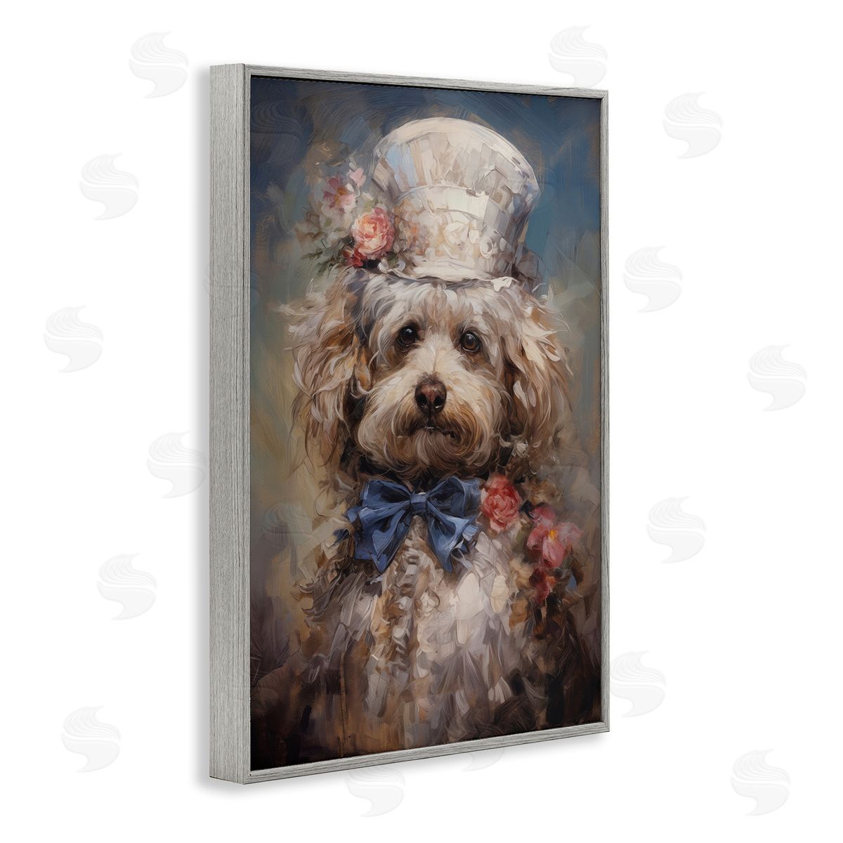 Wumples Victorian Era Labradoodle Canvas Wall Art Print