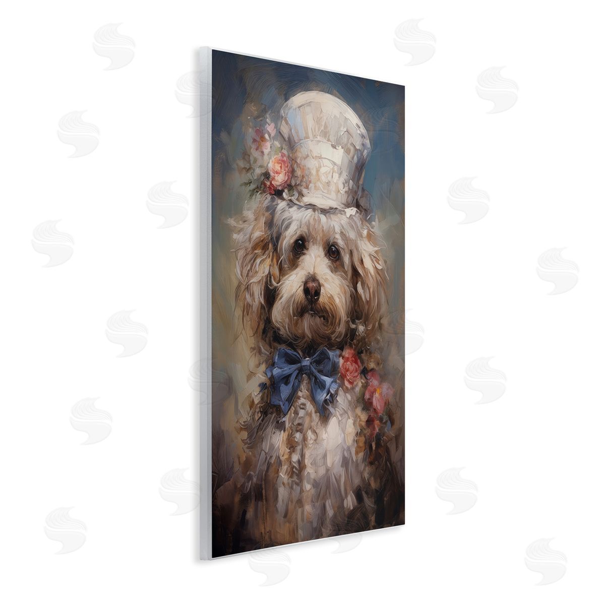 Wumples Victorian Era Labradoodle Canvas Wall Art Print