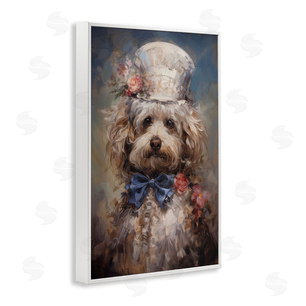 Wumples Victorian Era Labradoodle Canvas Wall Art Print