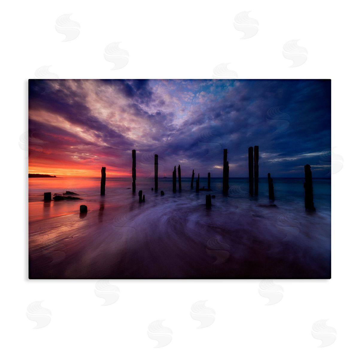 Lincoln Harrison Port Willunga Landscape Canvas Wall Art Print
