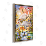 Rosiland Solomon | Sandhill Cranes at Sunset