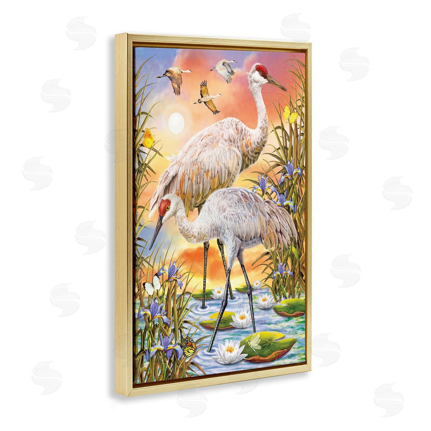 Rosiland Solomon | Sandhill Cranes at Sunset