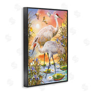 Rosiland Solomon | Sandhill Cranes at Sunset