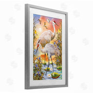 Rosiland Solomon | Sandhill Cranes at Sunset