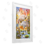 Rosiland Solomon | Sandhill Cranes at Sunset