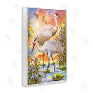 Rosiland Solomon | Sandhill Cranes at Sunset