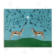 Susan Henke | Gazelles Greeting Symmetry