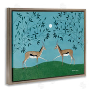 Susan Henke | Gazelles Greeting Symmetry