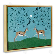 Susan Henke | Gazelles Greeting Symmetry