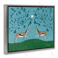Susan Henke | Gazelles Greeting Symmetry