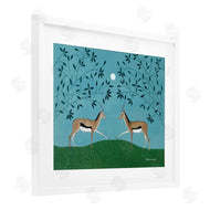 Susan Henke | Gazelles Greeting Symmetry